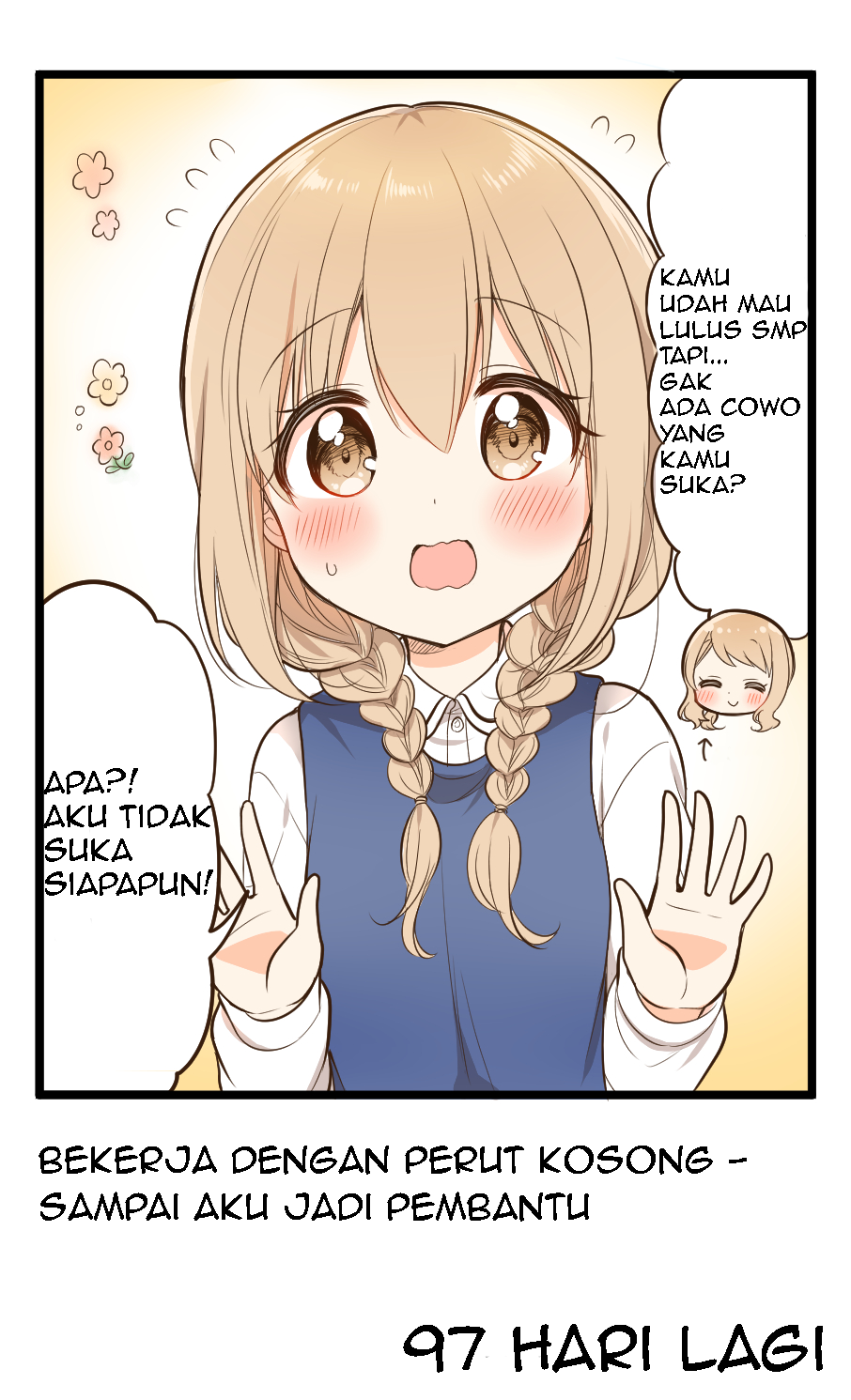 100 Nichigo ni Kuufuku de Taore Maid ni Naru Onna no Ko Chapter 3 Gambar 1