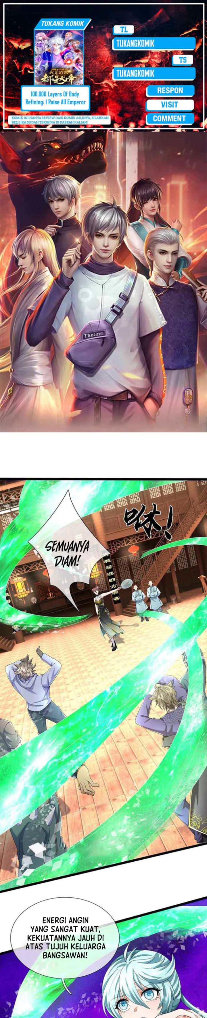 100.000 Layers Of Body Refining: I Raise All Emperor Chapter 370 Gambar 1