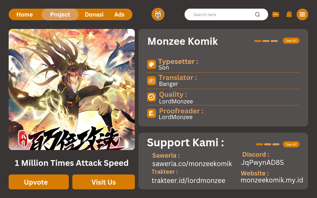 1 Million Times Attack Speed Chapter 56 Gambar 1