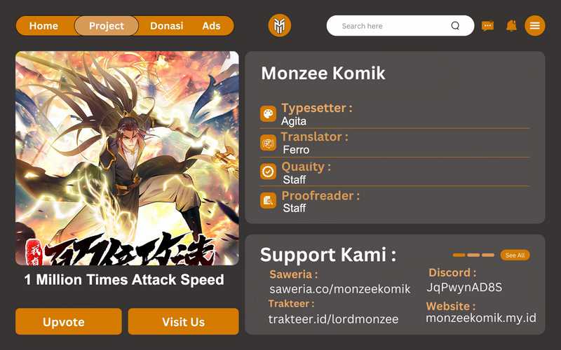 1 Million Times Attack Speed Chapter 96 Gambar 1