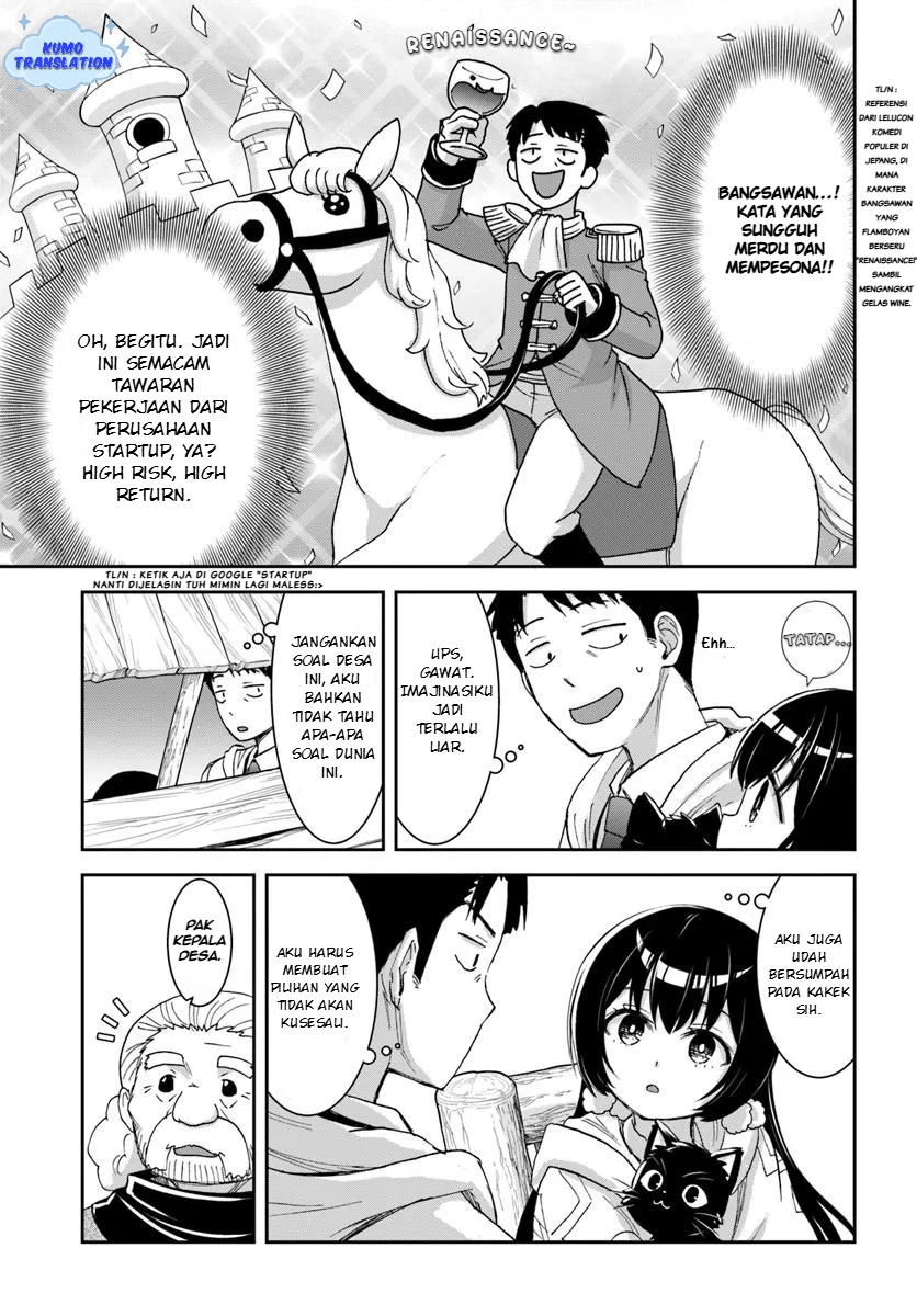 35-sai dokushin Yamada, isekai mura ni risou no sekando hausu o tsukuritai 〜 isekai to genjitsu no ii tokodori raifu 〜 Chapter 03.1 Gambar 6