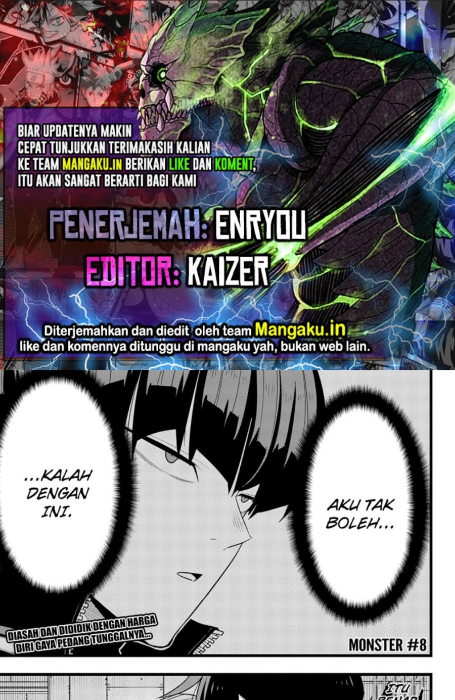 8Kaijuu Chapter 90 Gambar 1