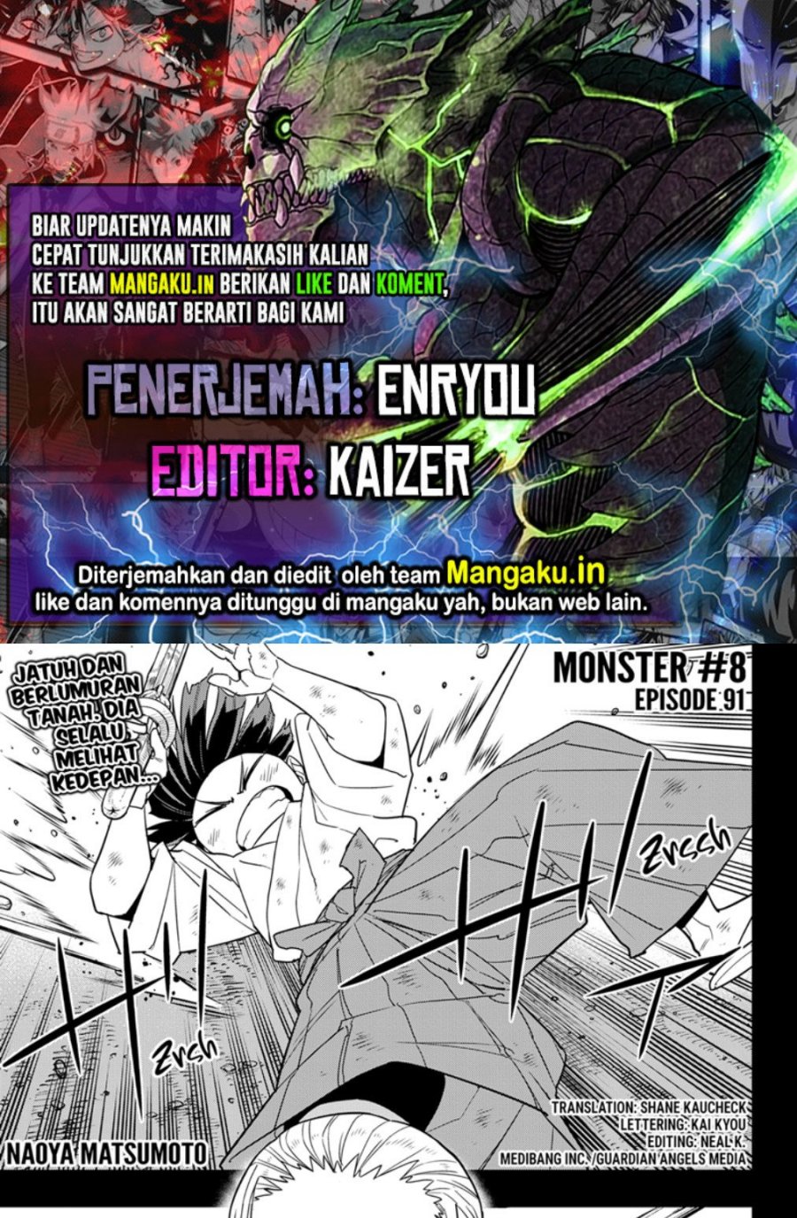 8Kaijuu Chapter 91 Gambar 1