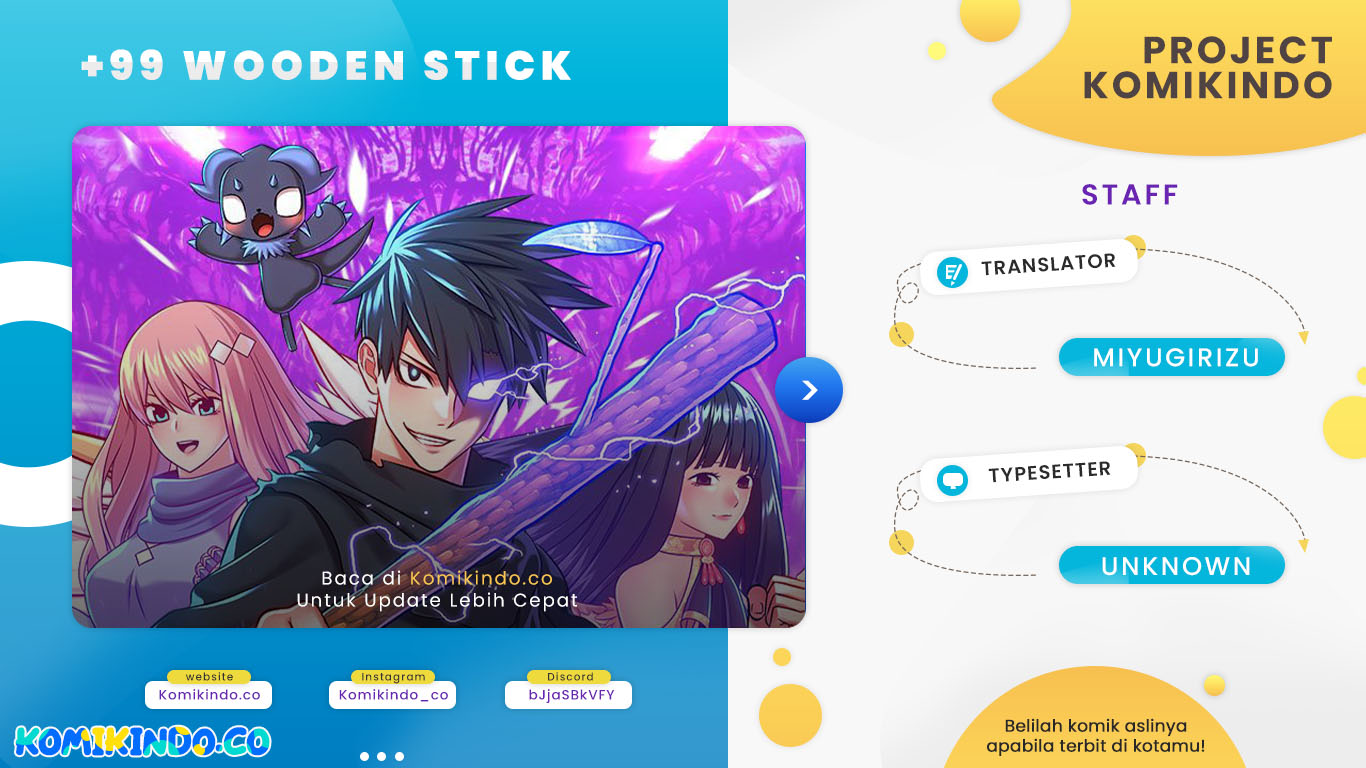 +99 Wooden Stick Chapter 21 Gambar 1