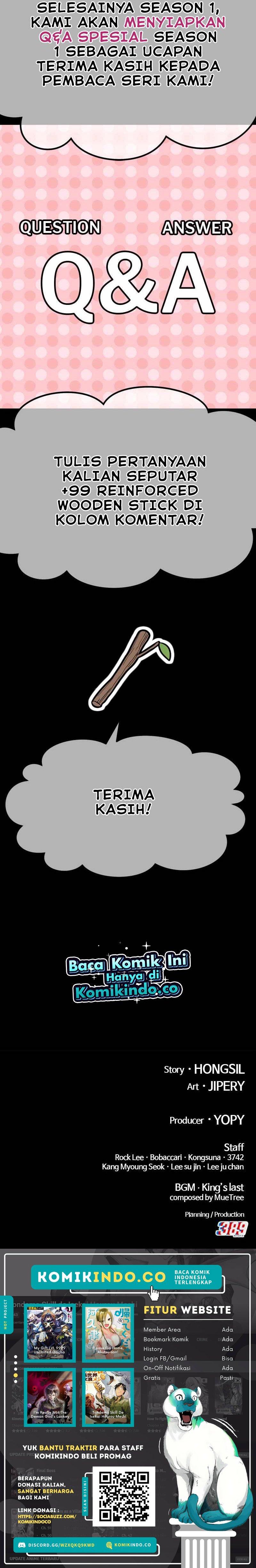 +99 Wooden Stick Chapter 82 Gambar 99