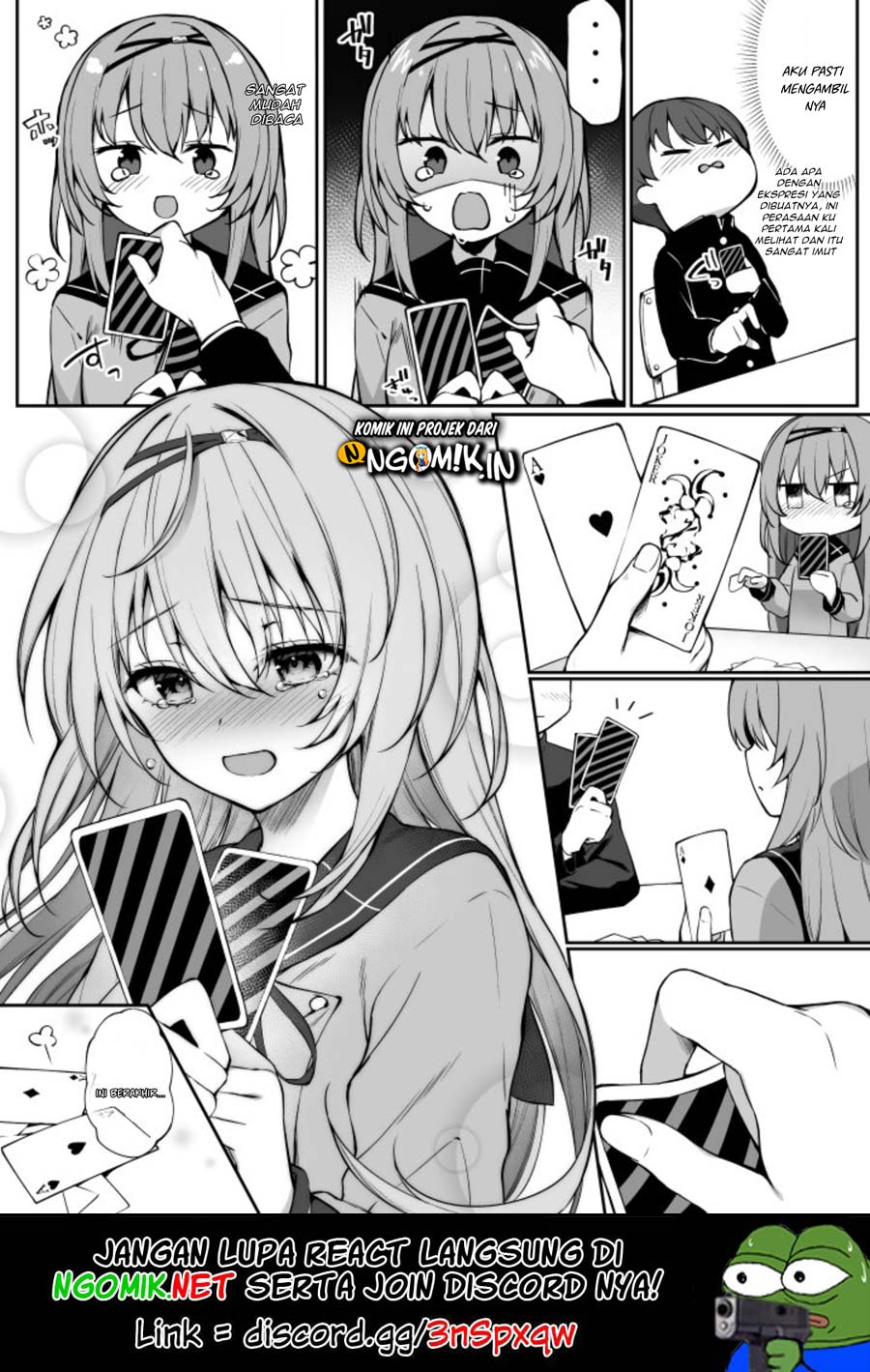 A Kouhai Who Always Has A Poker Face Challenged Me to A Game of Old Maid Chapter 00 Gambar 5