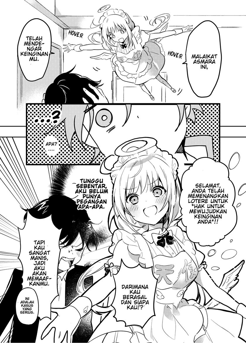 Bonnou o Nakushitai Shounen ga Tenshi ni Dou ni ka Shite Morau Ohanashi (A Story About a Boy Who Wants to Get Rid of His Sexual Frustrations, So an Angel Does Something About It) Chapter 00 Gambar 5