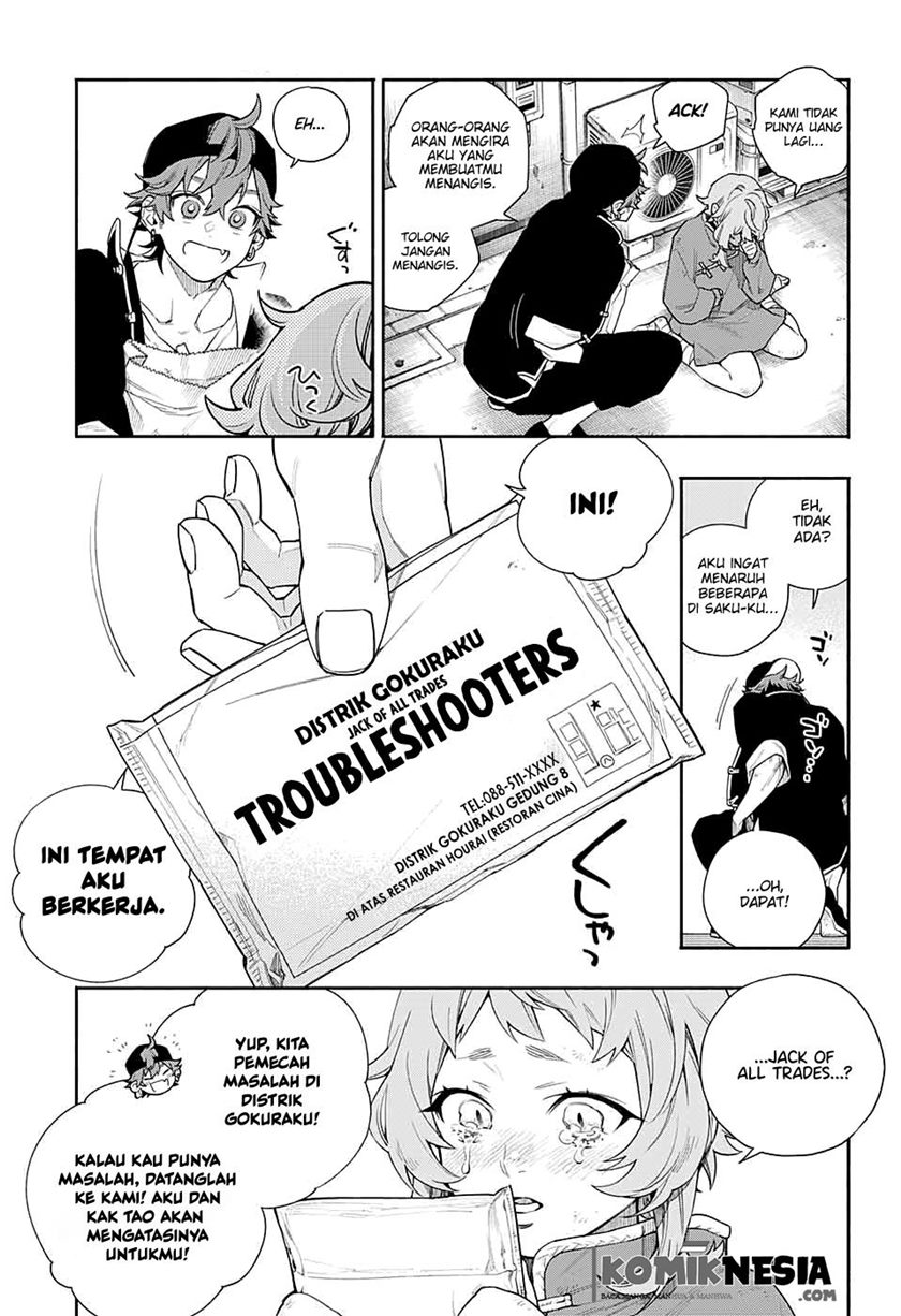 Gokurakugai Sanbandori no Ken Chapter 00 Gambar 18