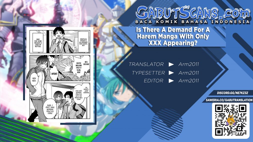 Is There a Demand for a Harem Manga With Only XXX Appearing? Chapter 00 Gambar 1