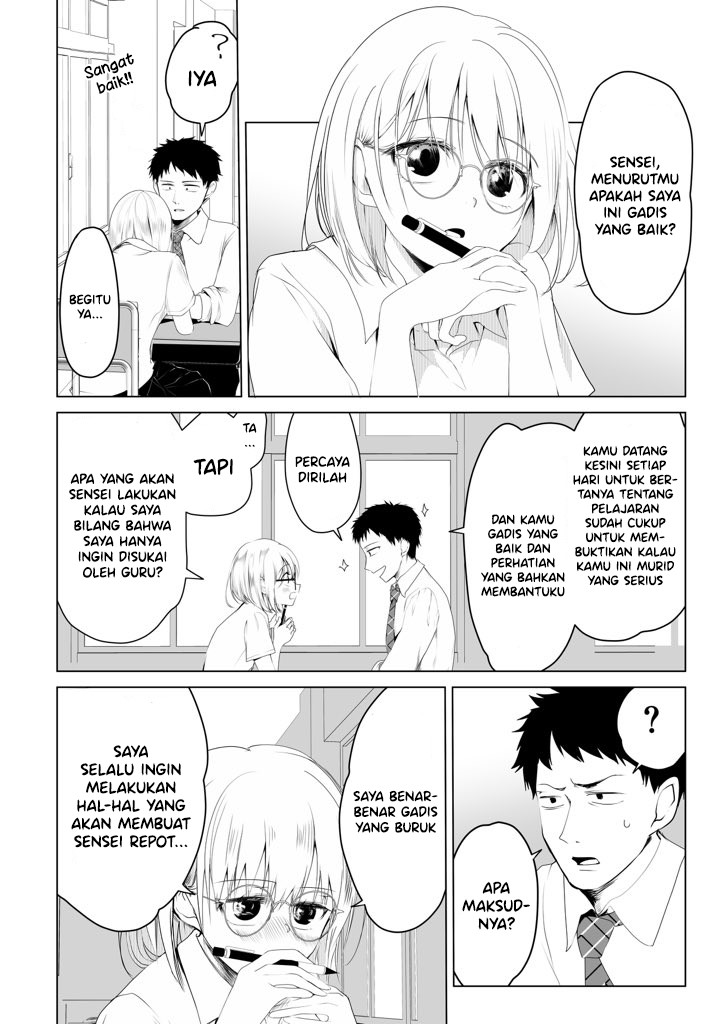 Story About a Good Honour Student Who’s Only Bad to Her Teacher Chapter 00 Gambar 3
