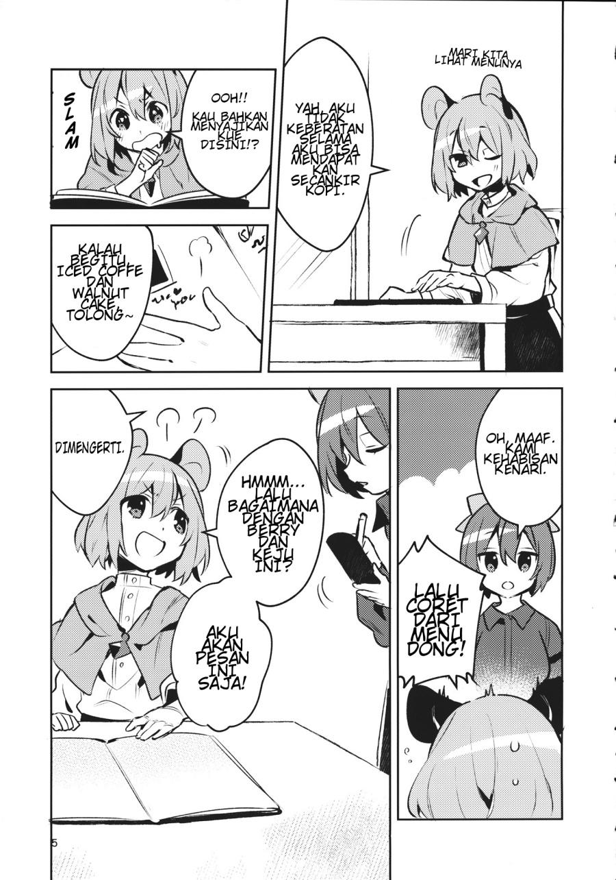 Touhou – Nazrin and the Red-Color Cafe (Doujinshi) Chapter 00 Gambar 6