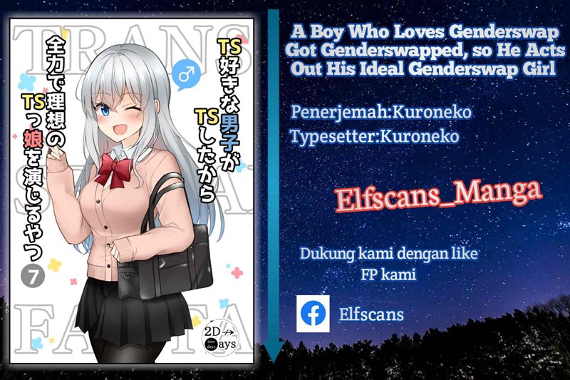 A Boy Who Loves Genderswap Got Genderswapped, so He Acts Out His Ideal Genderswap Girl Chapter 07 Gambar 1