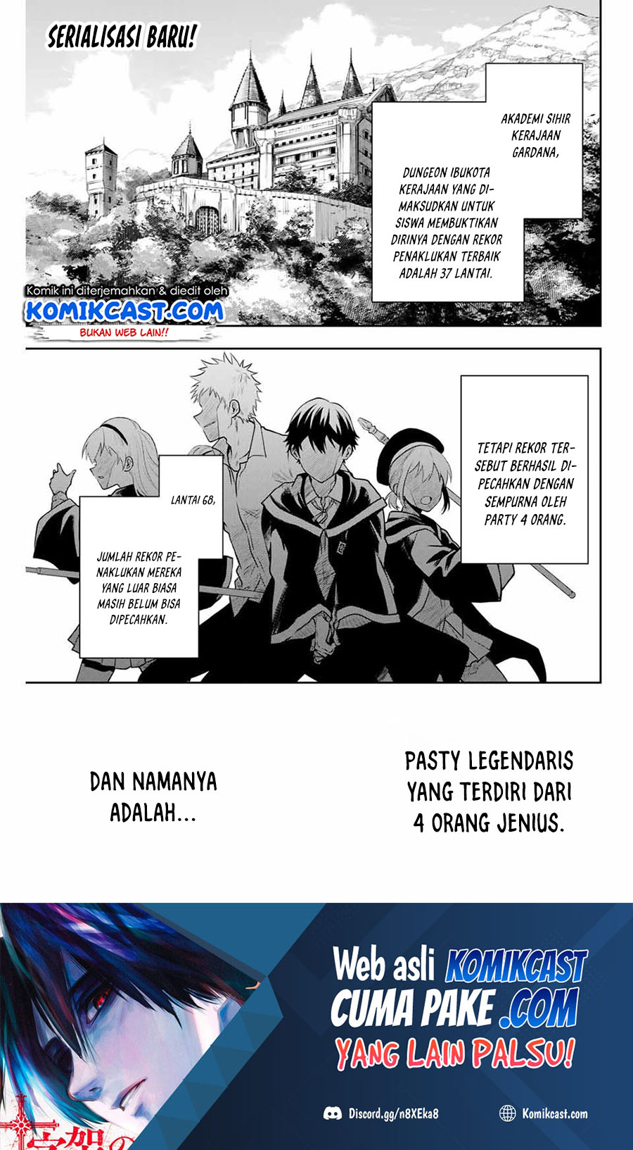 A Court Magician, Who Was Focused On Supportive Magic Because His Allies Were Too Weak, Aims To Become The Strongest After Being Banished Chapter 01 Gambar 2