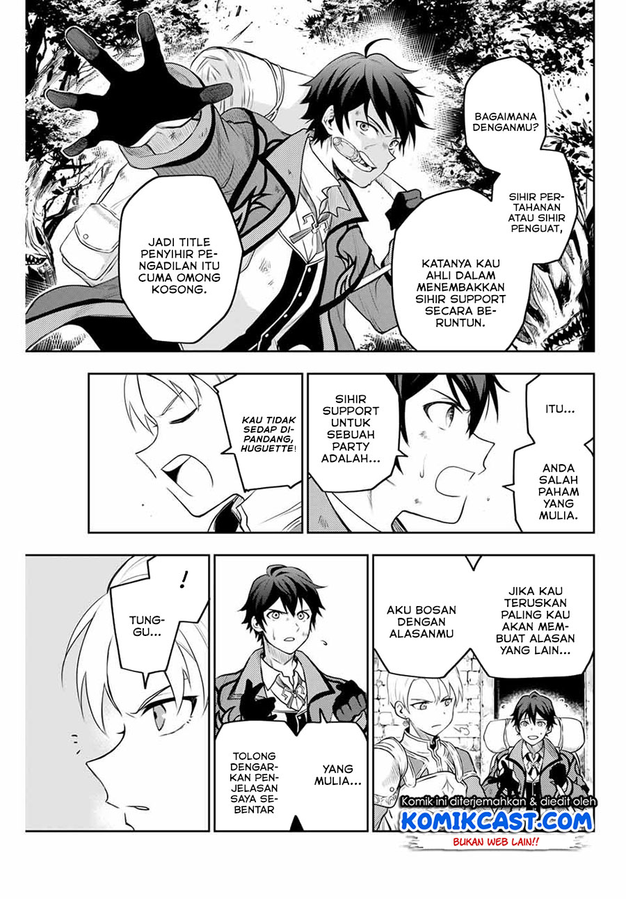 A Court Magician, Who Was Focused On Supportive Magic Because His Allies Were Too Weak, Aims To Become The Strongest After Being Banished Chapter 01 Gambar 9