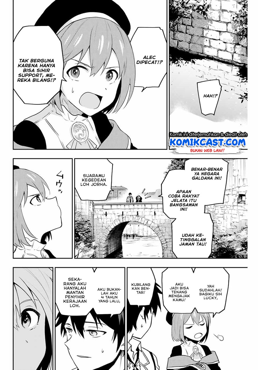 A Court Magician, Who Was Focused On Supportive Magic Because His Allies Were Too Weak, Aims To Become The Strongest After Being Banished Chapter 01 Gambar 28