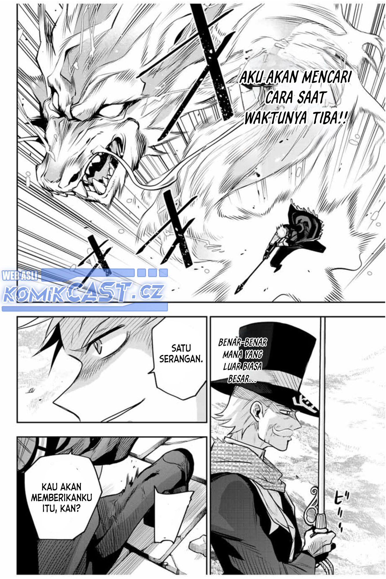 A Court Magician, Who Was Focused On Supportive Magic Because His Allies Were Too Weak, Aims To Become The Strongest After Being Banished Chapter 106 Gambar 5