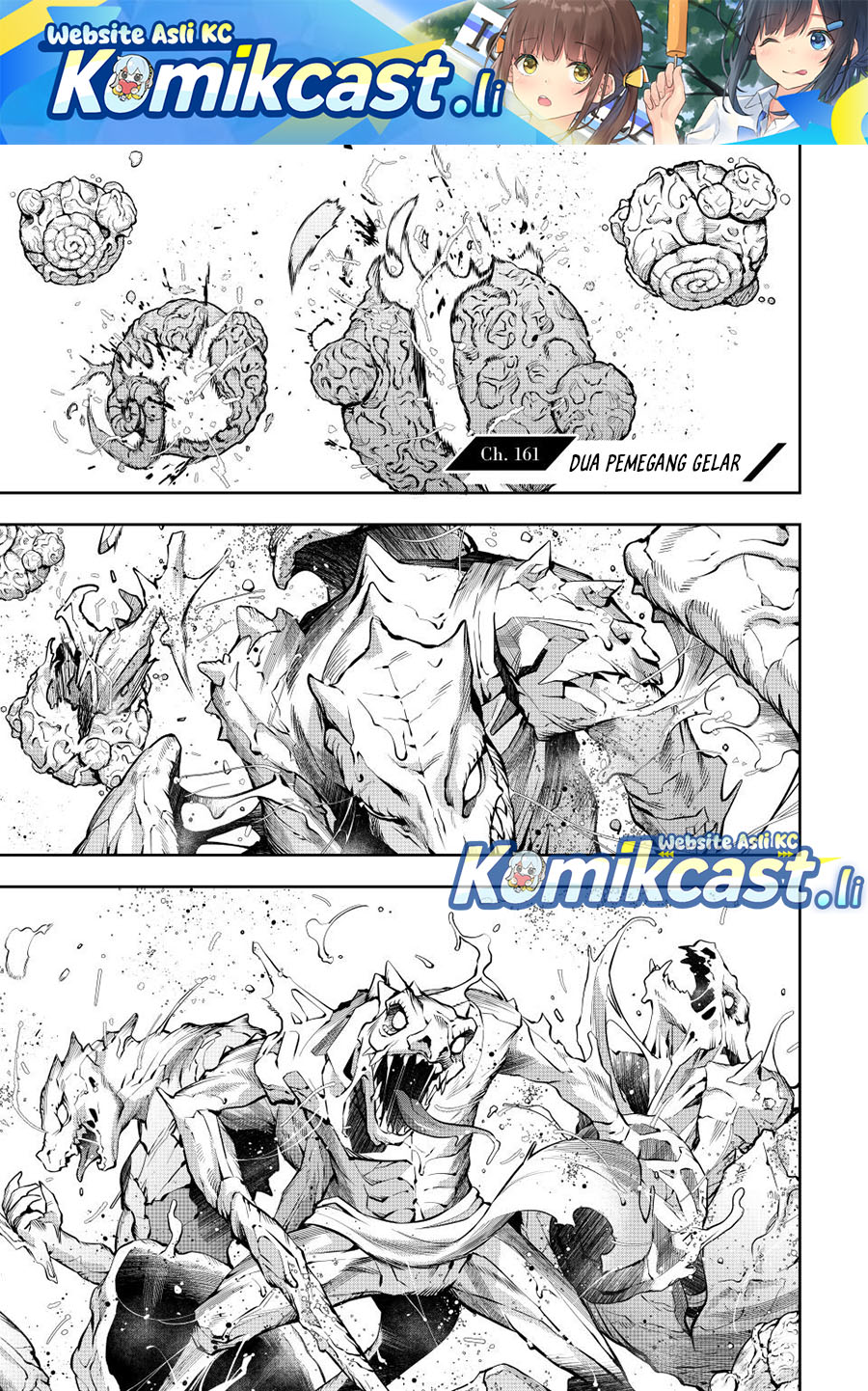 A Court Magician, Who Was Focused On Supportive Magic Because His Allies Were Too Weak, Aims To Become The Strongest After Being Banished Chapter 161 Gambar 2