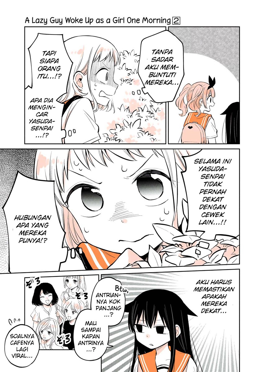 A Lazy Guy Woke Up As A Girl One Morning Chapter 10 Gambar 8
