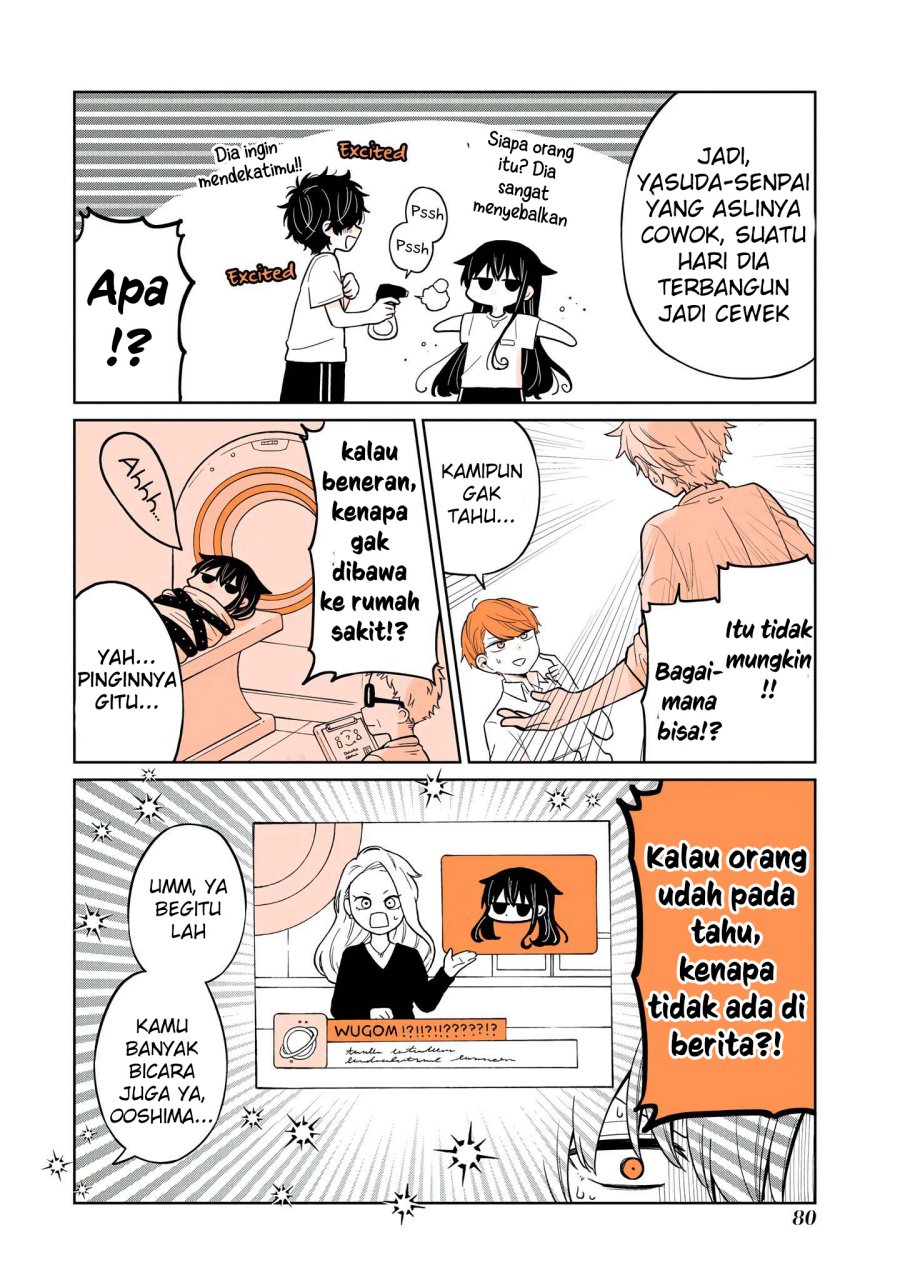 A Lazy Guy Woke Up As A Girl One Morning Chapter 13 Gambar 15