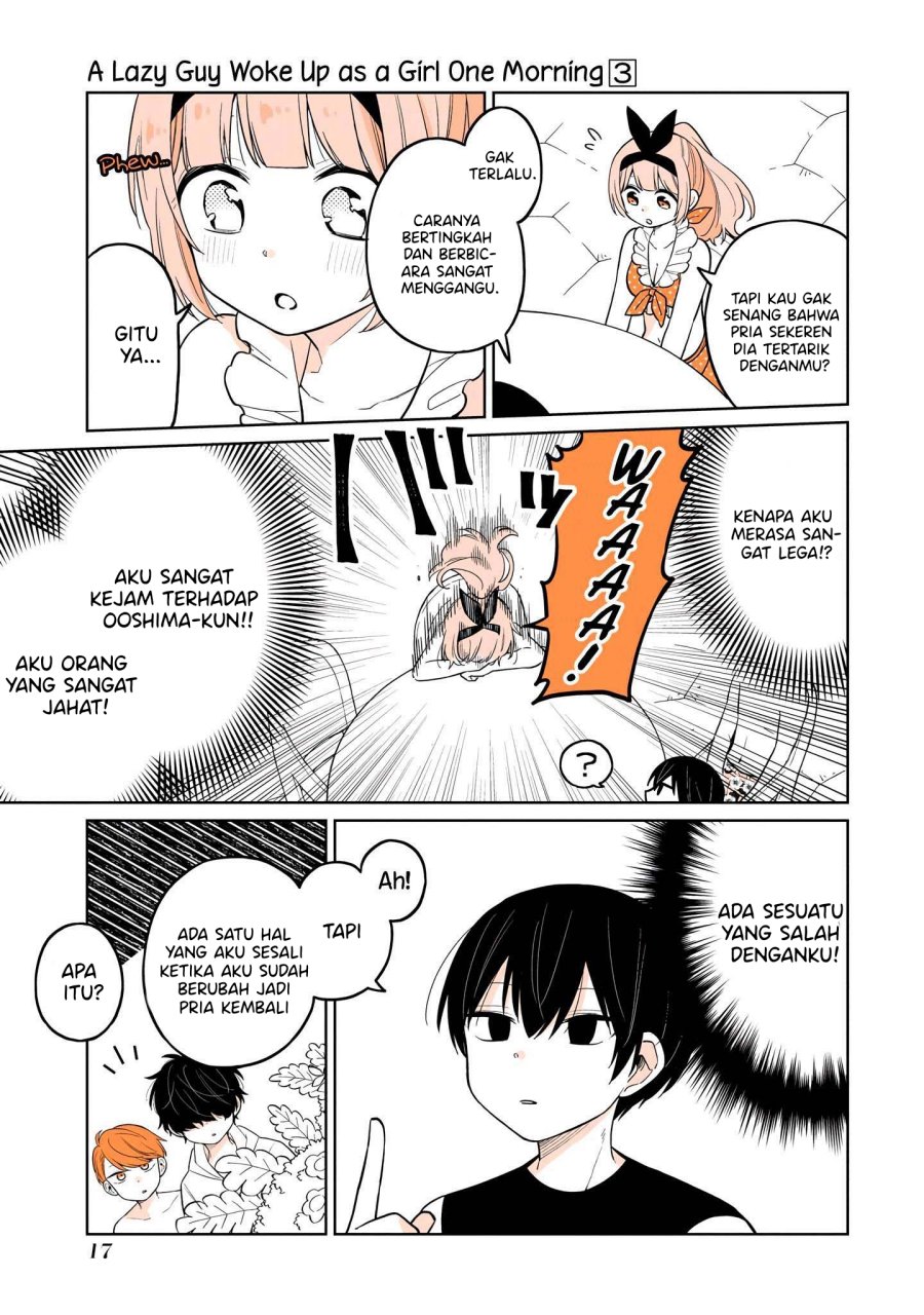 A Lazy Guy Woke Up As A Girl One Morning Chapter 16 Gambar 19