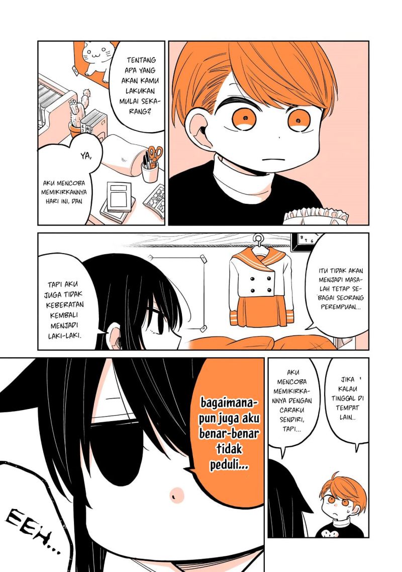 A Lazy Guy Woke Up As A Girl One Morning Chapter 22 End Gambar 18