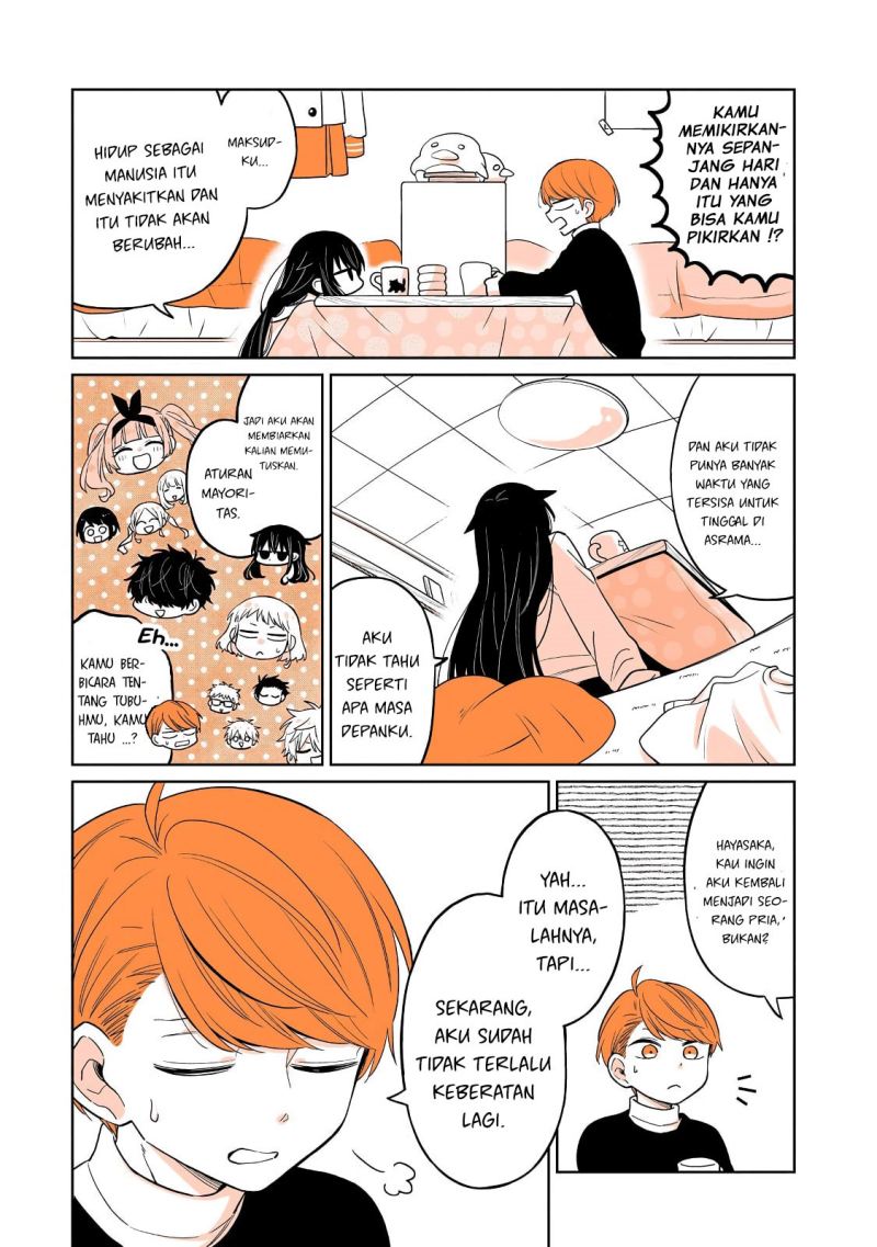 A Lazy Guy Woke Up As A Girl One Morning Chapter 22 End Gambar 19