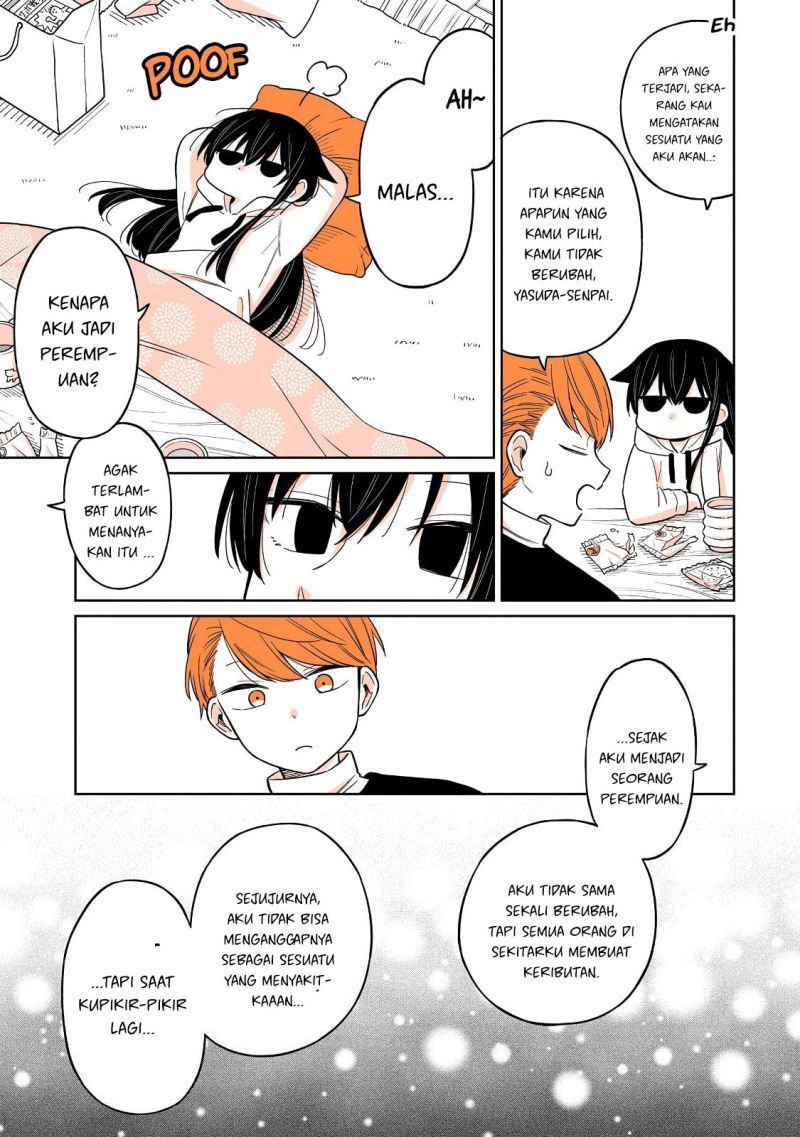 A Lazy Guy Woke Up As A Girl One Morning Chapter 22 End Gambar 20