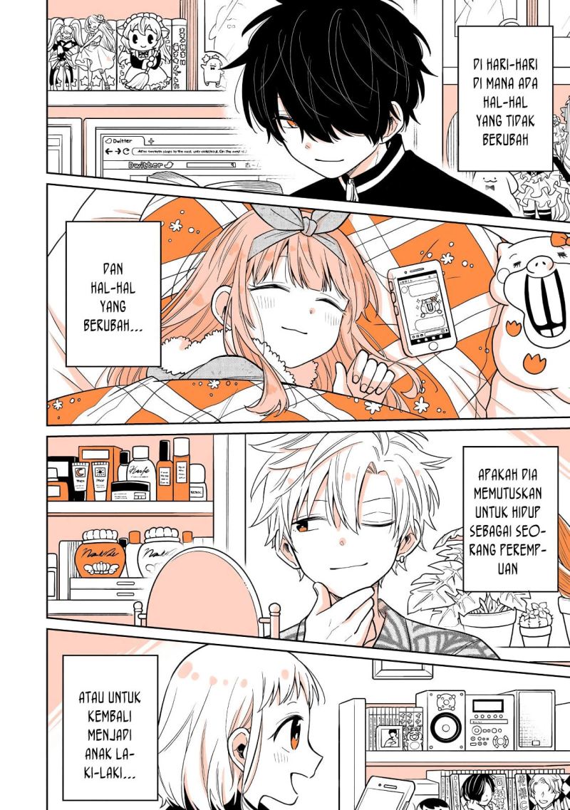 A Lazy Guy Woke Up As A Girl One Morning Chapter 22 End Gambar 23