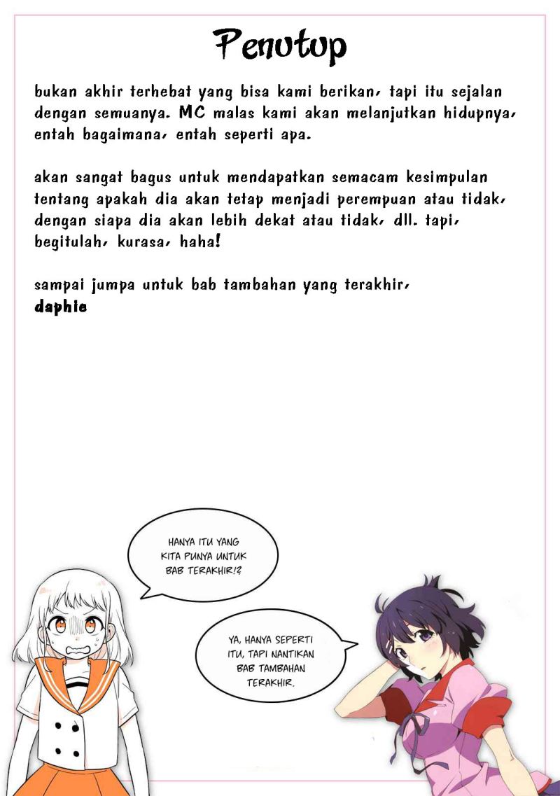 A Lazy Guy Woke Up As A Girl One Morning Chapter 22 End Gambar 27