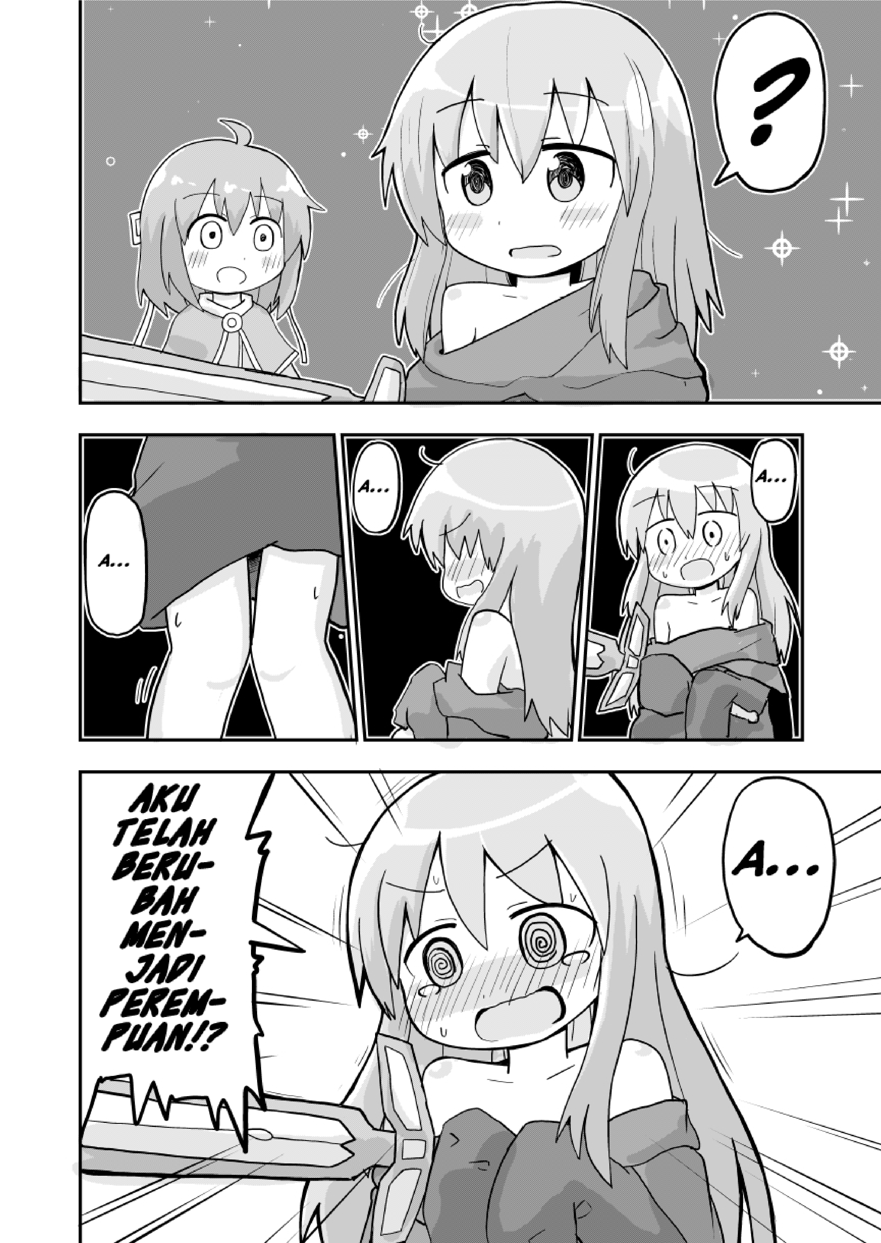 A Manga About a Hero Who Pulled Out the Holy Sword and Became a Girl Chapter 01 Gambar 2