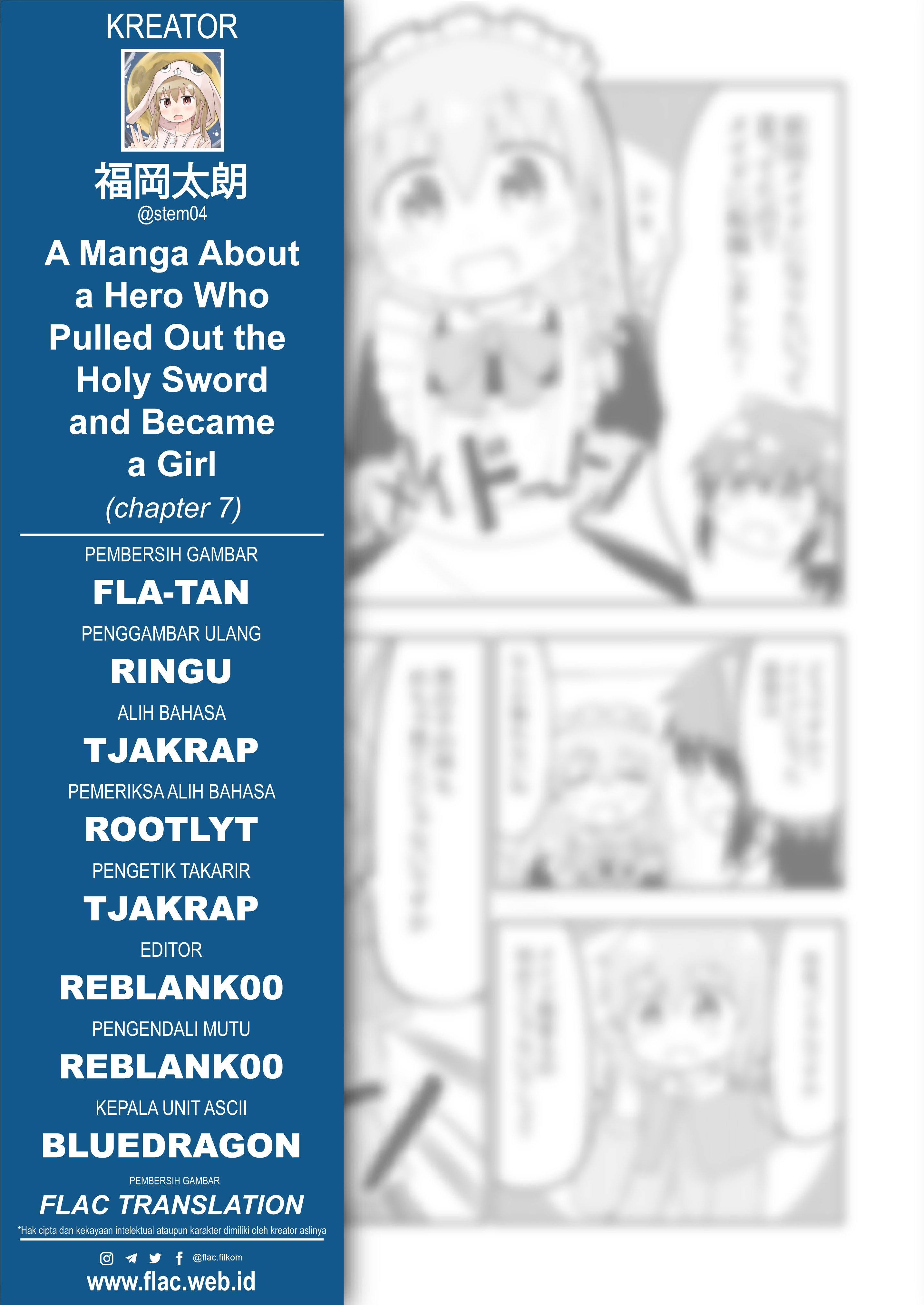 A Manga About a Hero Who Pulled Out the Holy Sword and Became a Girl Chapter 07 Gambar 5