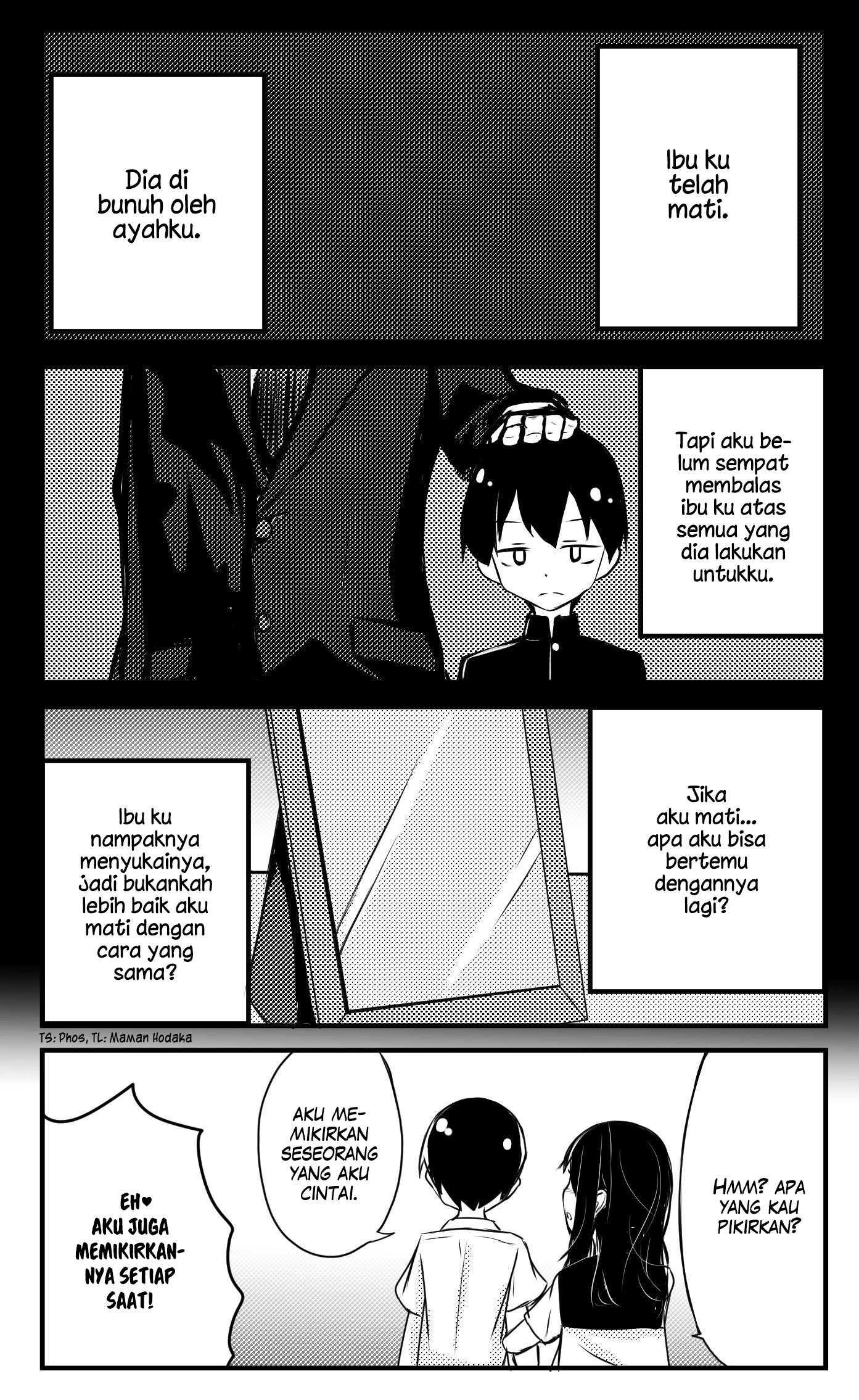 A Story About Wanting To Commit Suicide, But It’s Scary So I Find A Yandere Girl To Kill Me, But It Doesn’t Work Chapter 07 Gambar 1