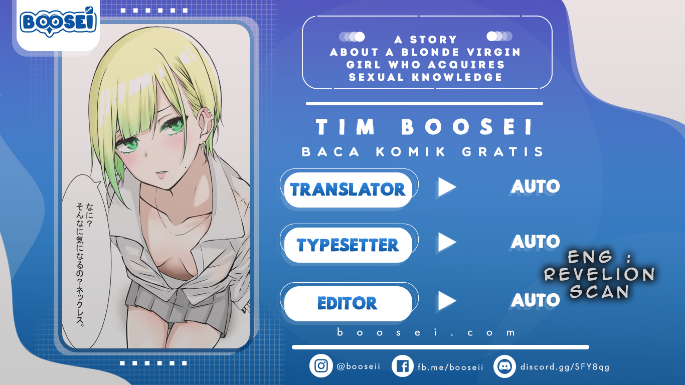 A Story About a Blonde Virgin Girl Who Acquires Sexual Knowledge Chapter 03 Gambar 1