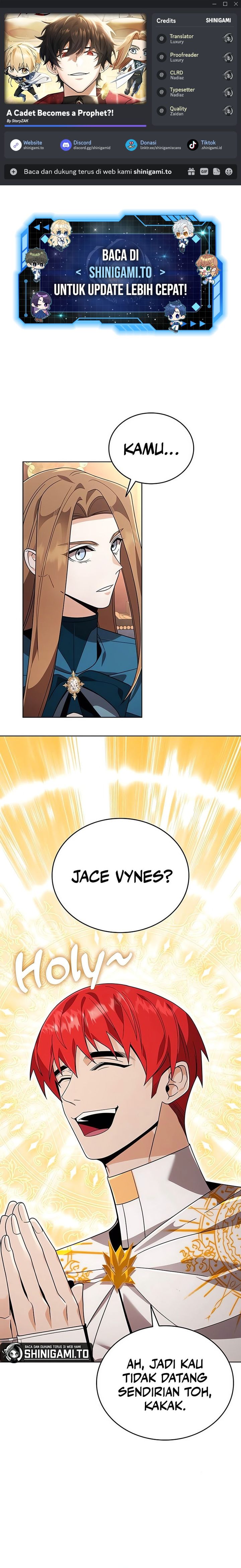 A Cadet Becomes A Prophet?! Chapter 14 Gambar 1