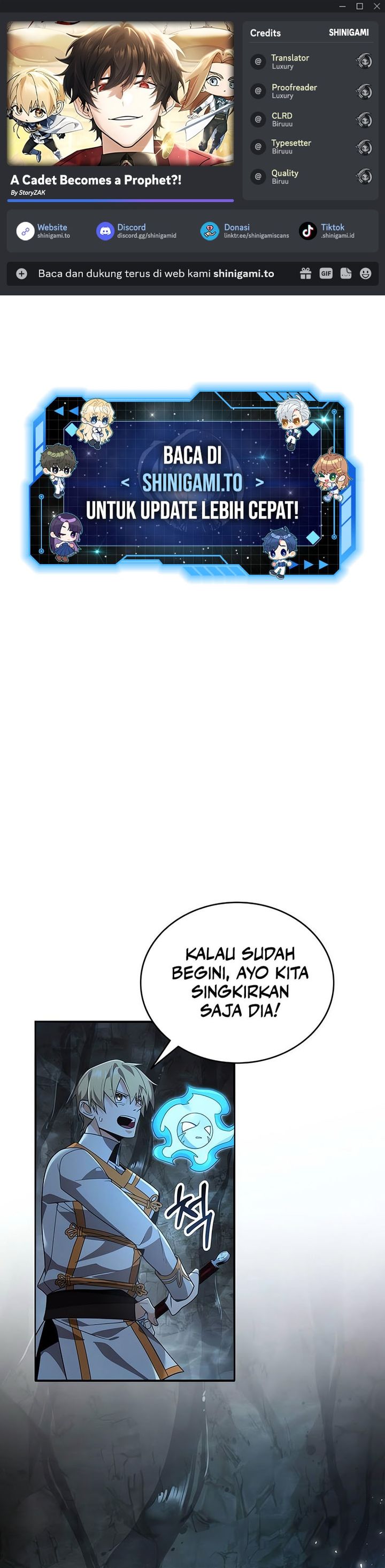 A Cadet Becomes A Prophet?! Chapter 16 Gambar 1