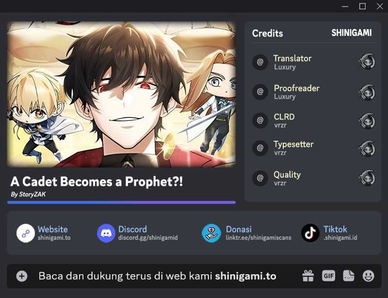 A Cadet Becomes A Prophet?! Chapter 19 Gambar 1
