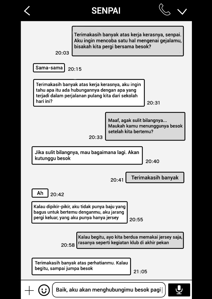 A Girl Whose Dark Circles in Her Eyes Disappear As the Story Progresses Chapter 04 Gambar 4