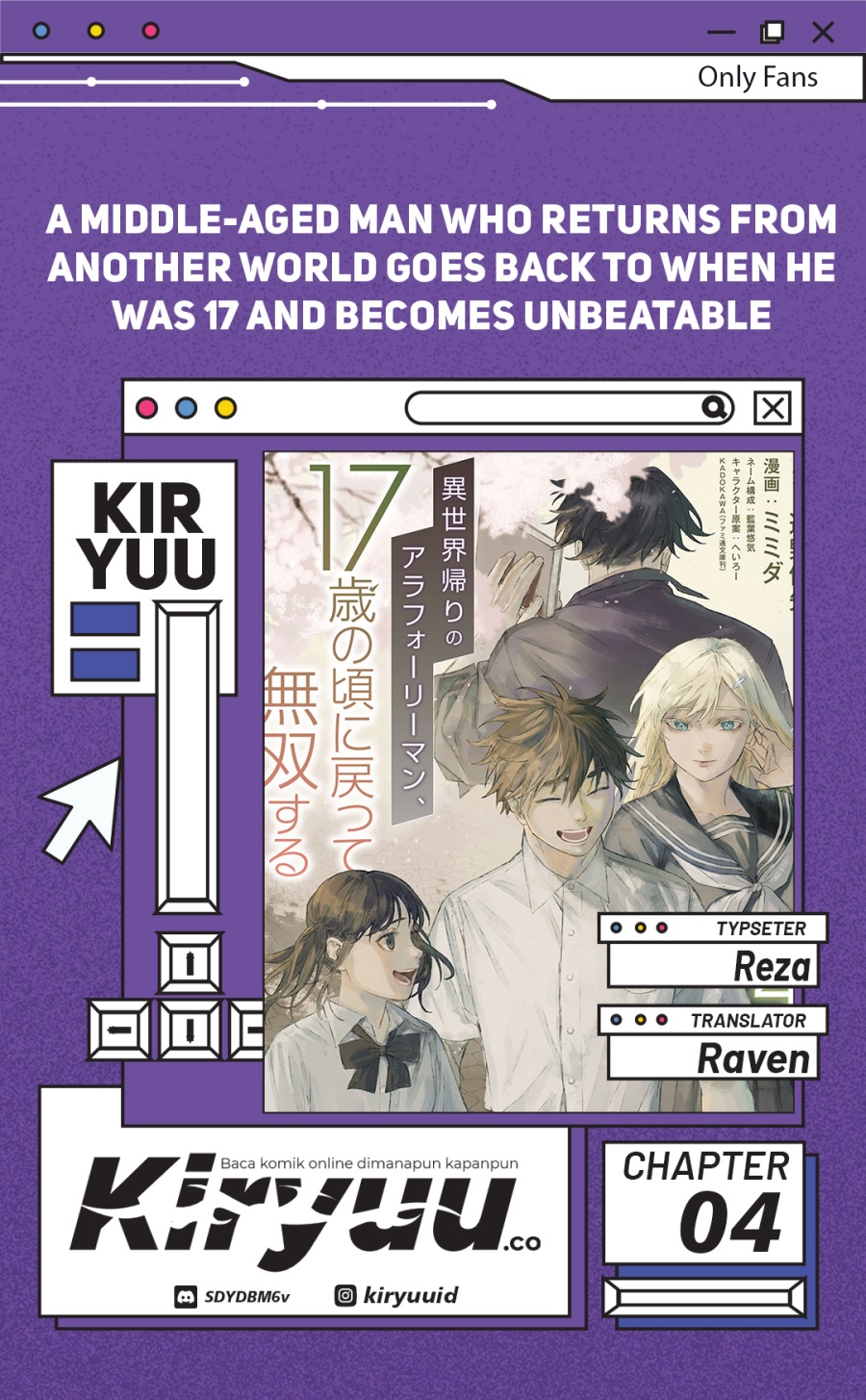 A Middle-Aged Man Who Returns From Another World Goes Back to When He Was 17 and Becomes Unbeatable Chapter 04 Gambar 1