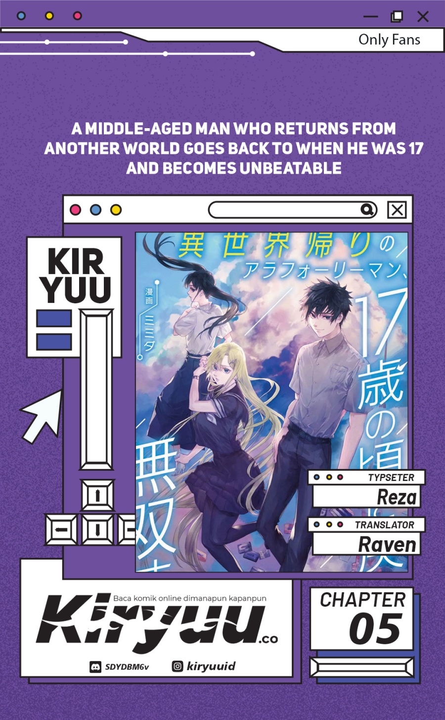 A Middle-Aged Man Who Returns From Another World Goes Back to When He Was 17 and Becomes Unbeatable Chapter 05 Gambar 1