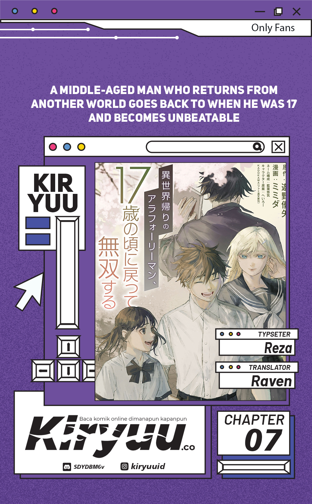 A Middle-Aged Man Who Returns From Another World Goes Back to When He Was 17 and Becomes Unbeatable Chapter 07 Gambar 1