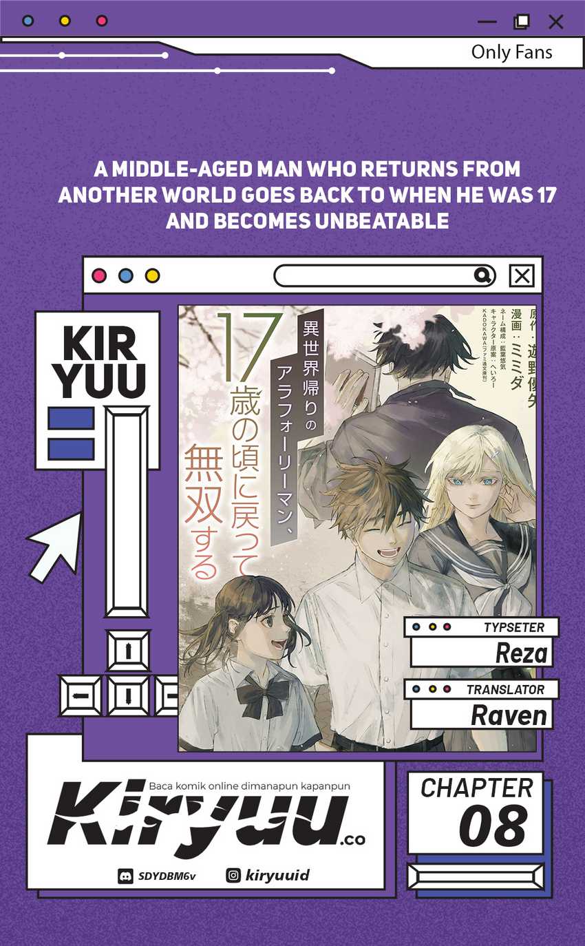 A Middle-Aged Man Who Returns From Another World Goes Back to When He Was 17 and Becomes Unbeatable Chapter 08 Gambar 1