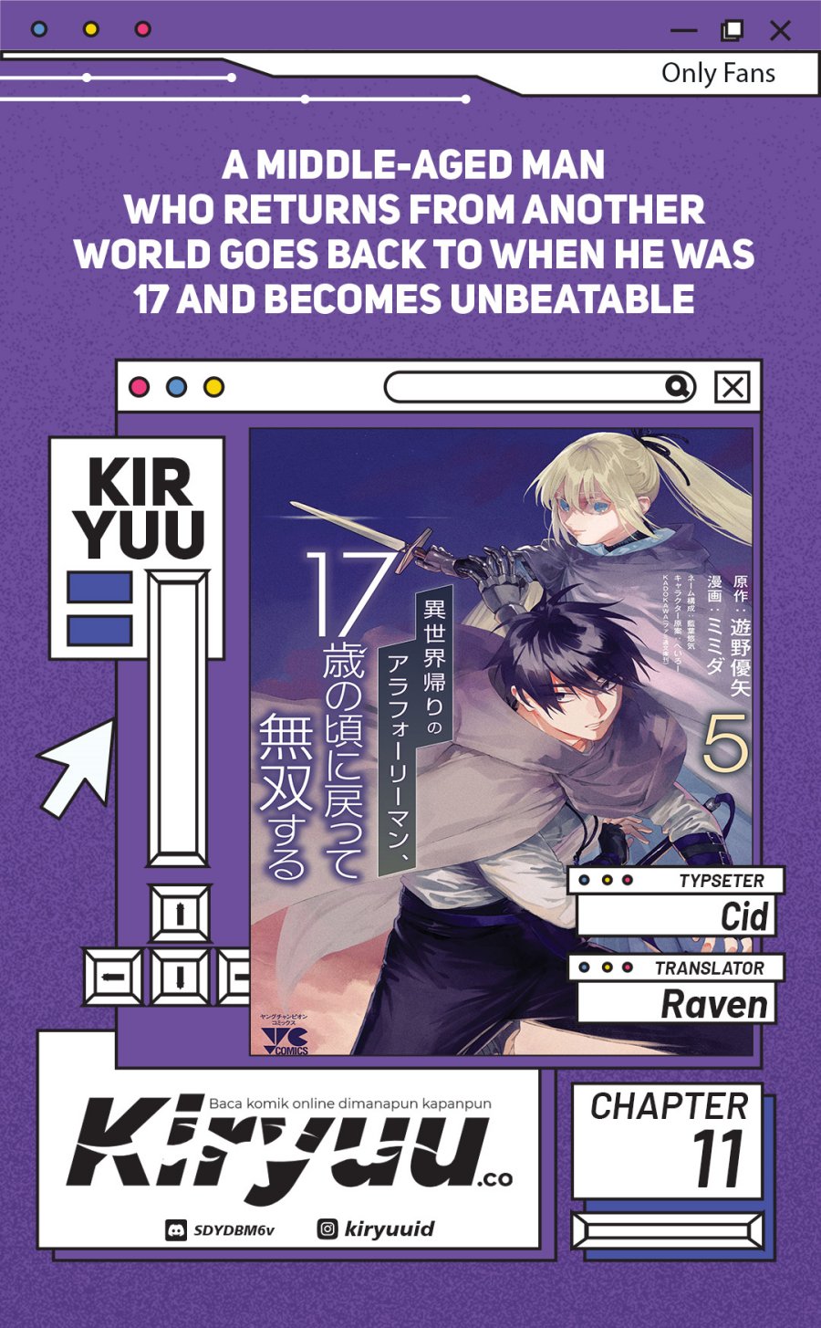 A Middle-Aged Man Who Returns From Another World Goes Back to When He Was 17 and Becomes Unbeatable Chapter 11 Gambar 1