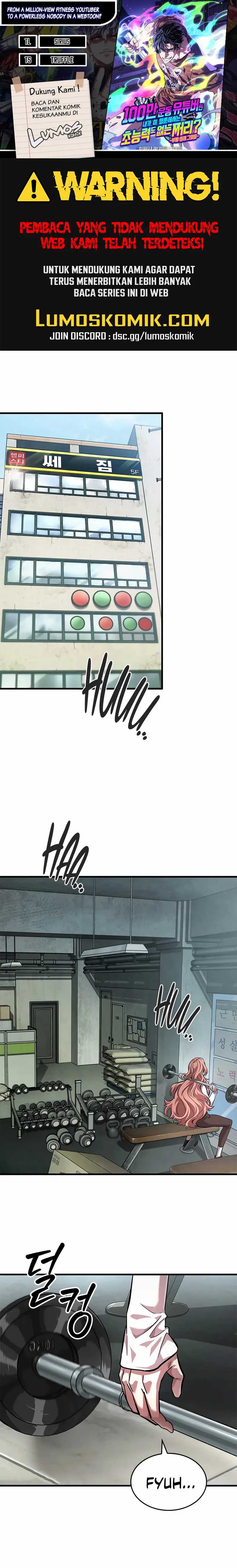 A Million-Sub Gym Influencer Becomes a Webtoon Loser? Chapter 05 Gambar 1