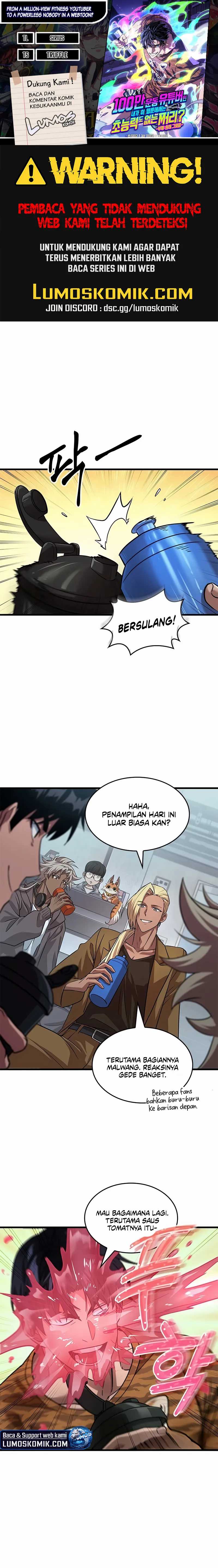 A Million-Sub Gym Influencer Becomes a Webtoon Loser? Chapter 06 Gambar 1