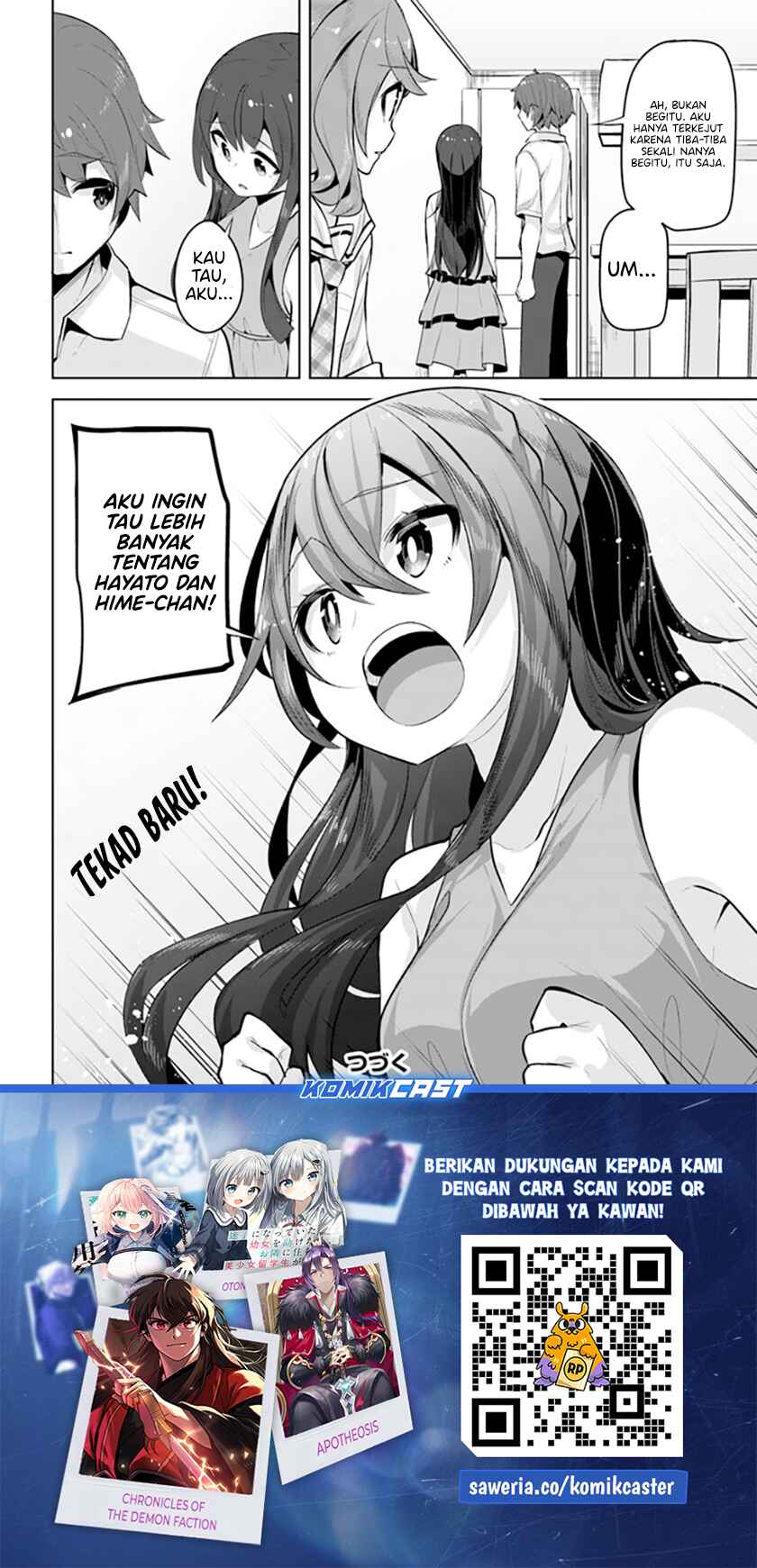 A Neat and Pretty Girl at My New School Is a Childhood Friend Who I Used To Play With Thinking She Was a Boy Chapter 23 Gambar 29