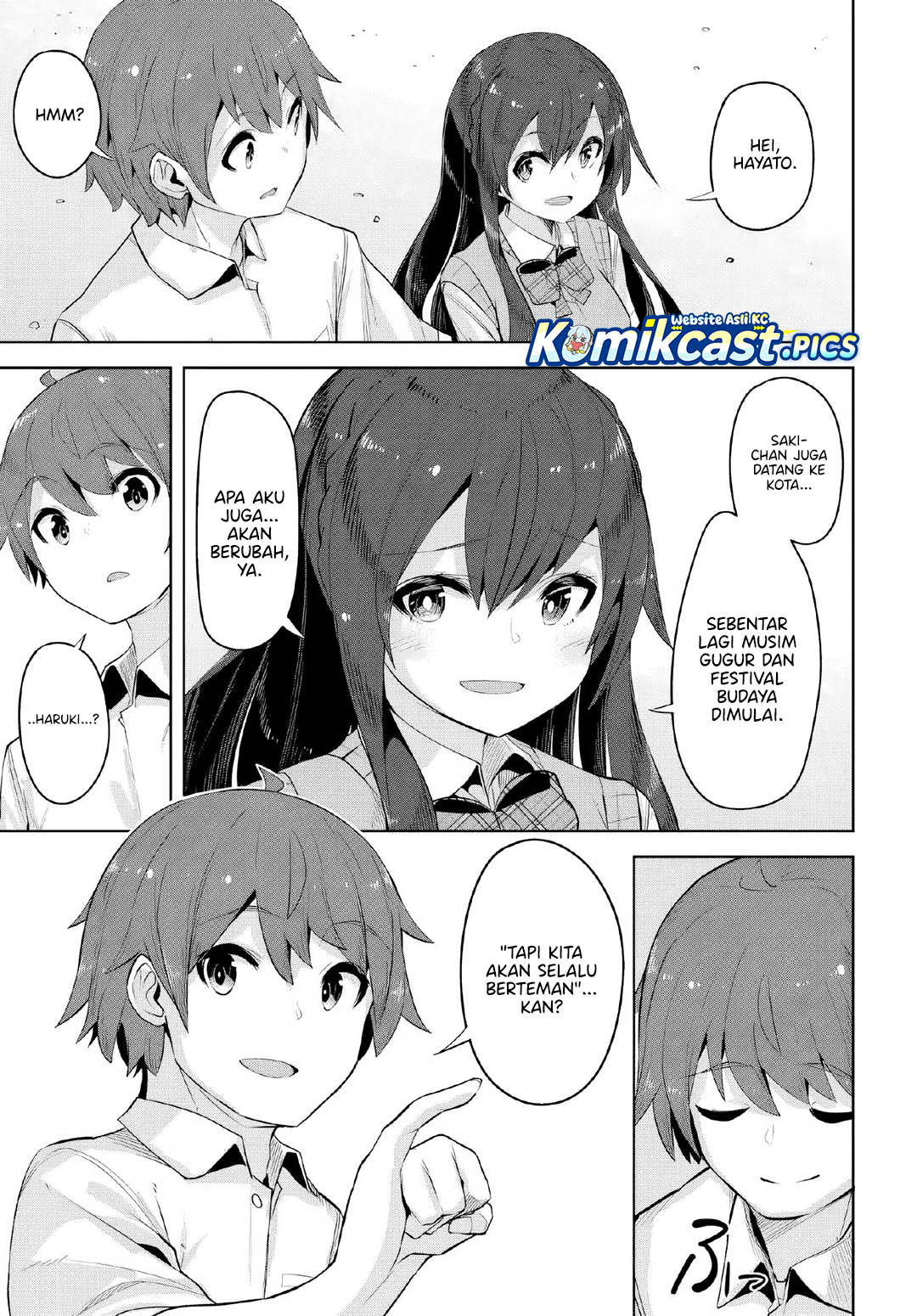 A Neat and Pretty Girl at My New School Is a Childhood Friend Who I Used To Play With Thinking She Was a Boy Chapter 37 END Gambar 35