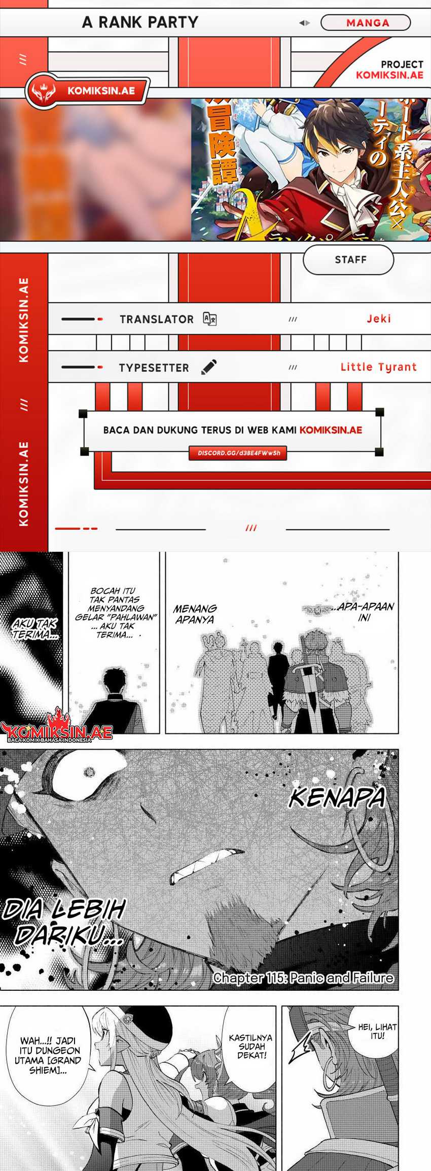 A Rank Party wo Ridatsu Shita Ore wa, Moto Oshiego Tachi to Meikyuu Shinbu wo Mezasu Chapter 115 Gambar 1