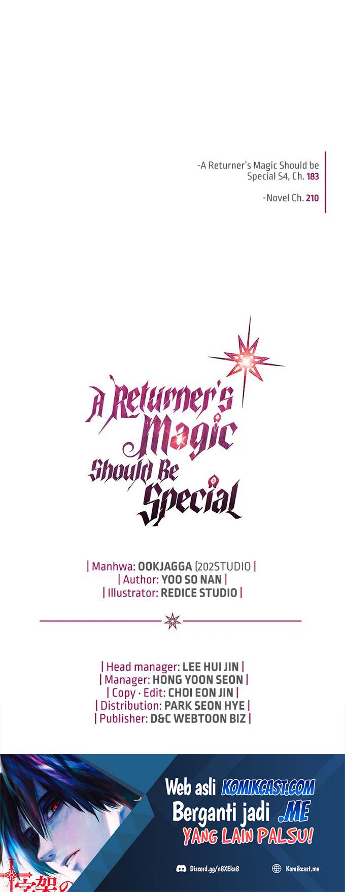 A Returner’s Magic Should Be Special Chapter 183 Gambar 21