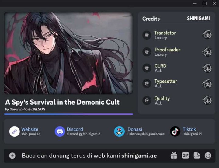 A Spy’s Survival in the Demonic Cult Chapter 12 Gambar 1