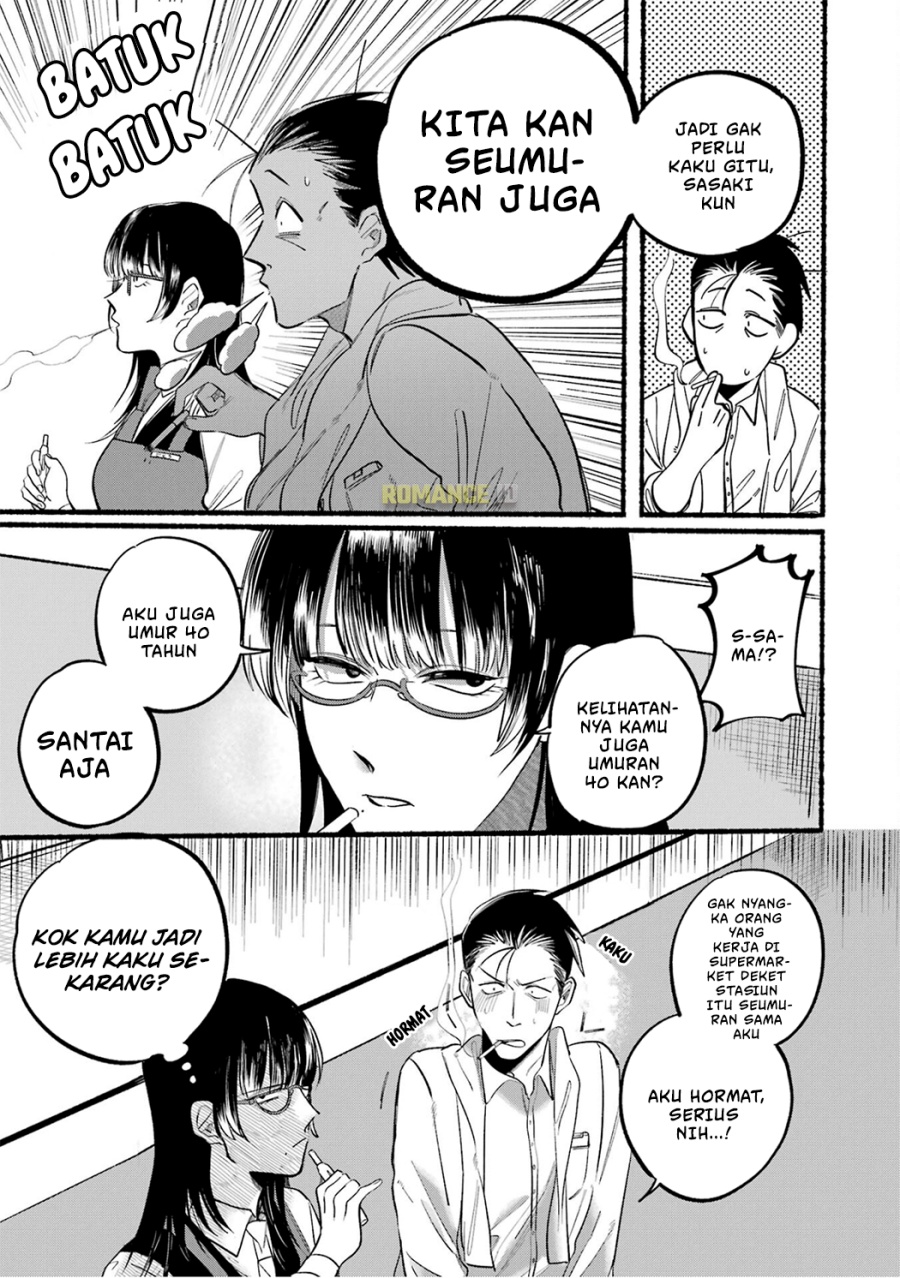A Story About Smoking at the Back of the Supermarket (Super no Ura de Yani Suu Futari) Chapter 12 Gambar 4